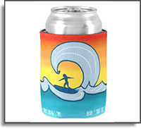 >Koozies ¡Hola Olas! - Island Art by Yotigo